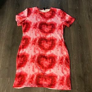 Women’s tie dye t-shirt dress
